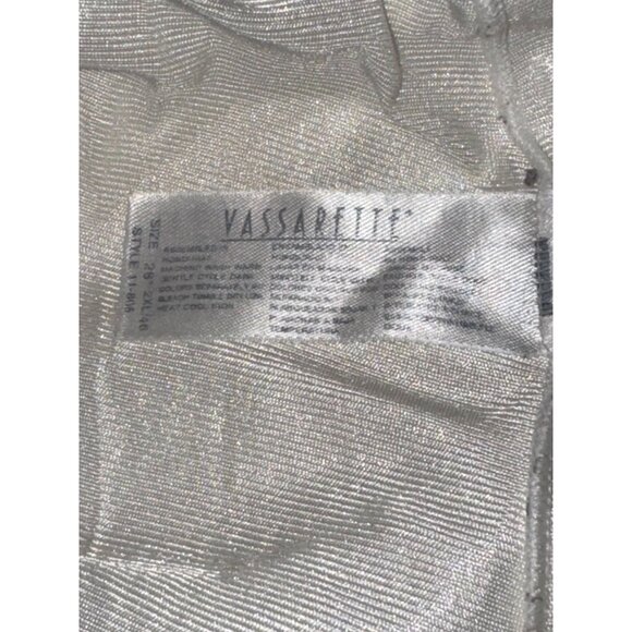 Vintage Vassarette White Nylon Size 2XL 100% Nylon - Picture 3 of 4